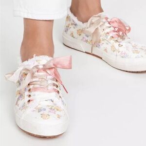 NWB LoveShackFancy x Superga Morning Sur Sneakers Sz 10